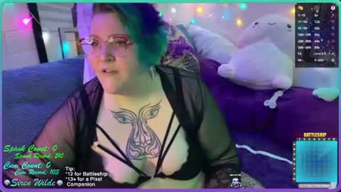 Snapshot of sirenwilde chatting on August 8, 4:36 am Siren Wilde online show from August 8, 4:36 am