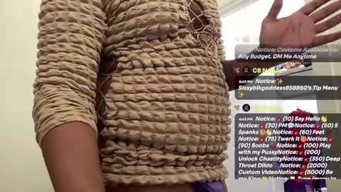Snapshot of sissyblkgoddess858860 chatting on July 16, 11:44 pm Sissyblkgoddess online show from July 16, 11:44 pm
