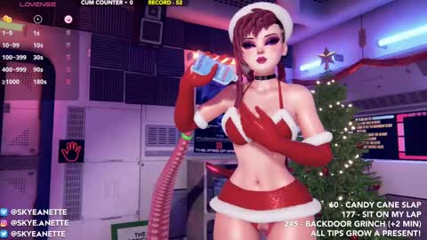 Snapshot of skyeanette chatting on December 21, 2:09 am SkyeAnette online show from December 21, 2:09 am