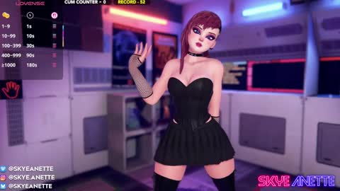 Snapshot of skyeanette chatting on March 3, 2:04 am SkyeAnette online show from March 3, 2:04 am