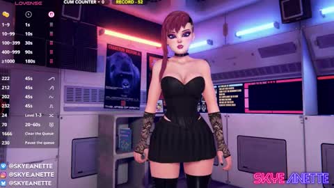 Snapshot of skyeanette chatting on September 26, 1:09 am SkyeAnette online show from September 26, 1:09 am