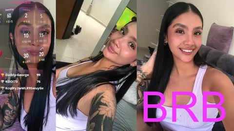 Snapshot of stefanny_pllus chatting on May 9, 1:44 am Im MiaIts my first day here online show from May 9, 1:44 am