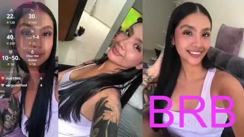 Snapshot of stefanny_pllus chatting on May 23, 12:38 am Im MiaIts my first day here online show from May 23, 12:38 am