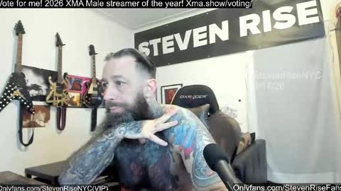 StevenRiseNYC online show from April 18, 12:09 pm