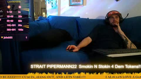 straitpipermann22 online show from December 3, 6:39 pm