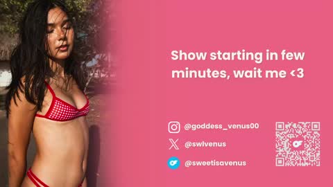 Snapshot of sweetlittlevenus chatting on May 17, 11:56 pm Venus online show from May 17, 11:56 pm