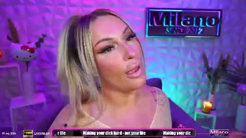 Snapshot of tamaramilano chatting on July 9, 7:45 am TamaraMilano online show from July 9, 7:45 am