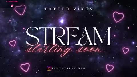 Snapshot of tatted_vixen chatting on July 12, 5:15 pm Tatted Queen online show from July 12, 5:15 pm