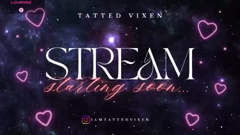 Snapshot of tatted_vixen chatting on July 13, 8:00 pm Tatted Queen online show from July 13, 8:00 pm