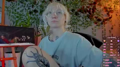 Snapshot of tattoo_artbaby chatting on July 7, 6:47 am tattoo_artbaby online show from July 7, 6:47 am