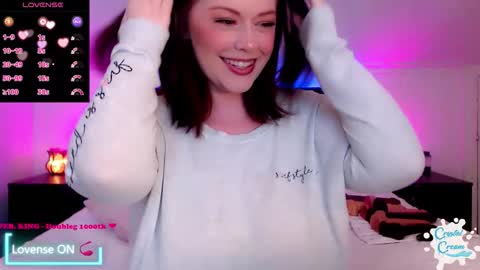 Snapshot of thecrystalcream chatting on February 4, 6:14 pm thecrystalcream online show from February 4, 6:14 pm