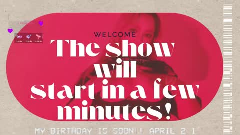 Rosie  online show from April 16, 7:14 pm