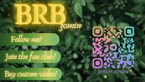 trickykitsune online show from April 24, 3:25 pm
