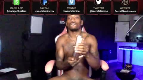 Snapshot of uwantstaminaxxx chatting on June 16, 12:24 am SecretStamina online show from June 16, 12:24 am