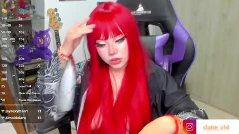 Snapshot of valkyrie_claire chatting on February 28, 4:32 am Valkyrie claire online show from February 28, 4:32 am