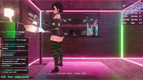 Snapshot of vannivr chatting on February 1, 3:08 am vannivr online show from February 1, 3:08 am