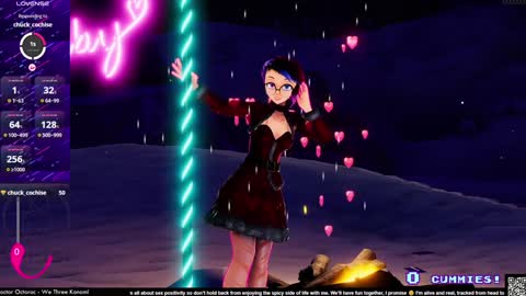 Snapshot of vexruby chatting on December 5, 11:07 pm Vex Ruby online show from December 5, 11:07 pm