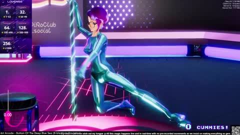 Snapshot of vexruby chatting on January 10, 1:10 am Vex Ruby online show from January 10, 1:10 am