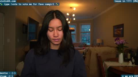 Snapshot of violishh chatting on January 5, 9:36 pm follow me on twitter violishh and ig violishh online show from January 5, 9:36 pm