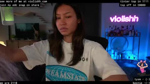 Snapshot of violishh chatting on May 4, 11:56 pm follow me on twitter violishh and ig violishh online show from May 4, 11:56 pm
