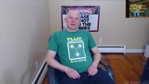 Chris online show from March 14, 4:45 pm