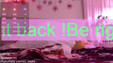 Snapshot of xo_sadie chatting on January 18, 6:06 am Xo Sadie online show from January 18, 6:06 am