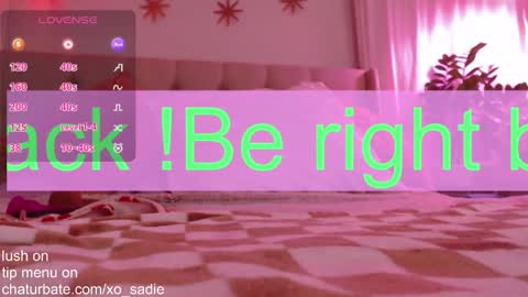 Snapshot of xo_sadie chatting on February 8, 6:17 am Xo Sadie online show from February 8, 6:17 am