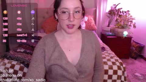 Snapshot of xo_sadie chatting on February 10, 5:33 am Xo Sadie online show from February 10, 5:33 am