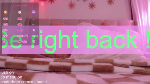 Snapshot of xo_sadie chatting on March 2, 8:21 am Xo Sadie online show from March 2, 8:21 am