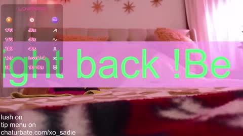 Snapshot of xo_sadie chatting on March 24, 4:39 am Xo Sadie online show from March 24, 4:39 am