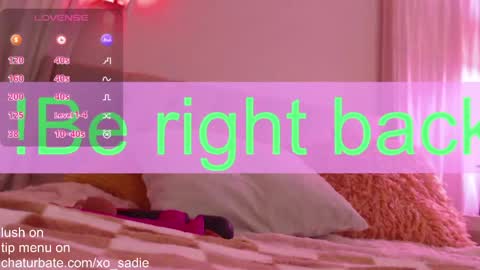 Snapshot of xo_sadie chatting on May 8, 9:25 am Xo Sadie online show from May 8, 9:25 am