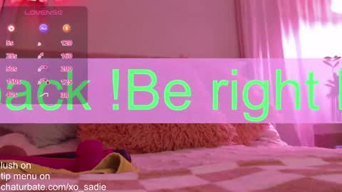 Snapshot of xo_sadie chatting on May 13, 3:04 am Xo Sadie online show from May 13, 3:04 am