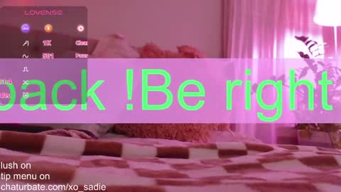 Snapshot of xo_sadie chatting on May 19, 3:13 am Xo Sadie online show from May 19, 3:13 am