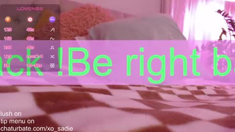 Snapshot of xo_sadie chatting on June 17, 6:49 am Xo Sadie online show from June 17, 6:49 am
