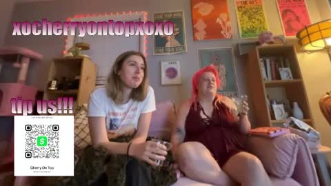 Snapshot of xocherryontopxoxo chatting on March 19, 12:36 am Cherry on Top online show from March 19, 12:36 am