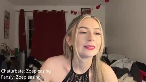 zoepleasing online show from February 13, 1:34 am