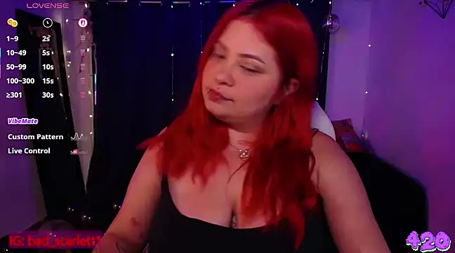 Snapshot of bad_scarlett1 chatting on March 14, 11:43 pm bad scarlett1 online show from March 14, 11:43 pm