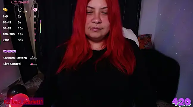 Snapshot of bad_scarlett1 chatting on March 16, 11:36 pm bad scarlett1 online show from March 16, 11:36 pm