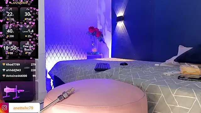 Anette  online show from January 9, 7:50 pm