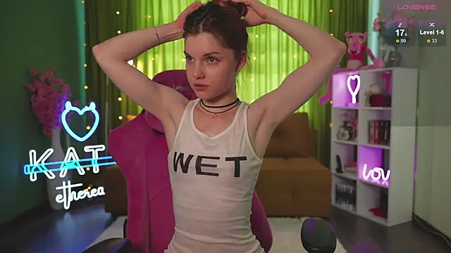 Katy  Ethereal online show from March 8, 6:10 am