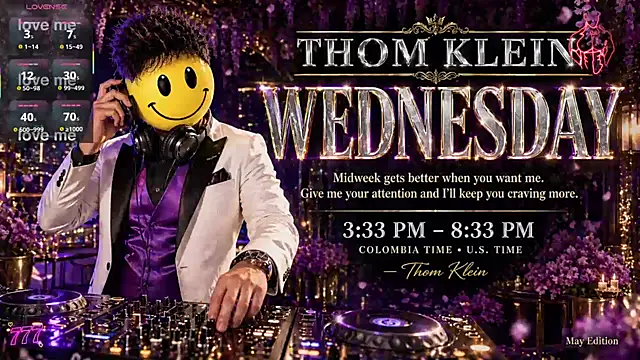 Snapshot of thomklein chatting on May 20, 8:04 pm thomklein online show from May 20, 8:04 pm