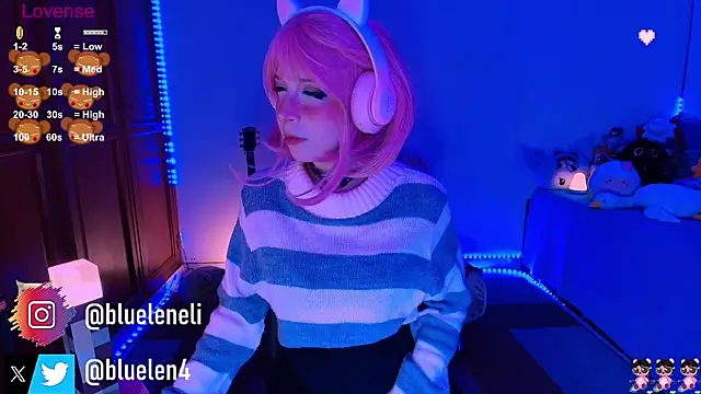 bluelen online show from September 18, 8:49 am