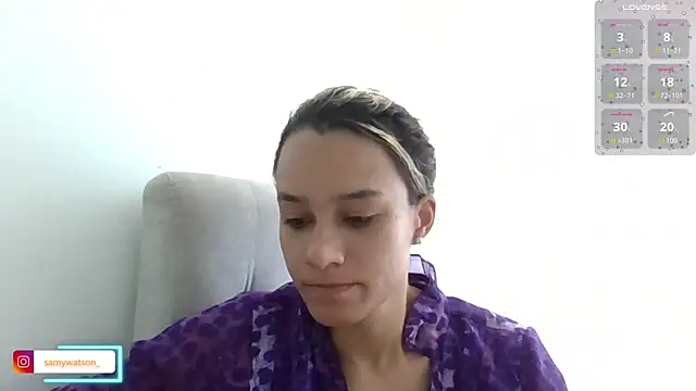 SamanthaWatson online show from October 16, 8:43 pm