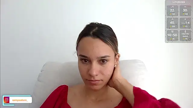 SamanthaWatson online show from March 13, 12:45 pm