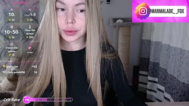 Marmalade Fox online show from March 1, 7:27 pm