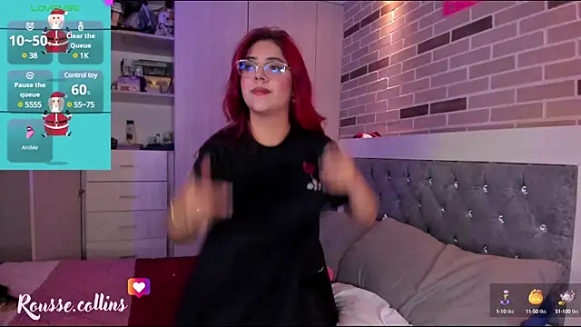 Snapshot of Rousse_Collinss chatting on January 1, 12:32 am Rousse Collinss online show from January 1, 12:32 am