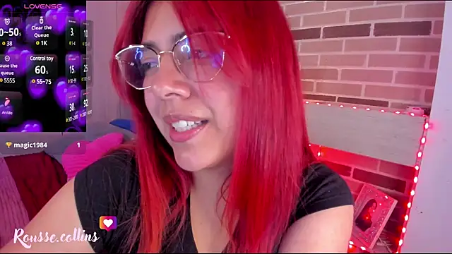 Snapshot of Rousse_Collinss chatting on January 7, 12:45 am Rousse Collinss online show from January 7, 12:45 am