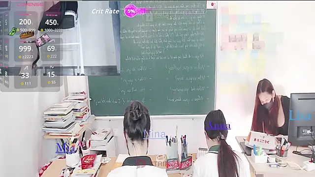 Snapshot of _Math_ chatting on February 5, 11:53 pm Math online show from February 5, 11:53 pm