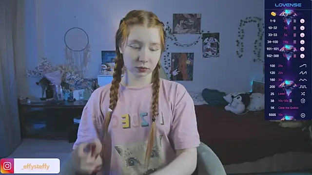 CallMeEffy1 online show from December 3, 7:34 pm