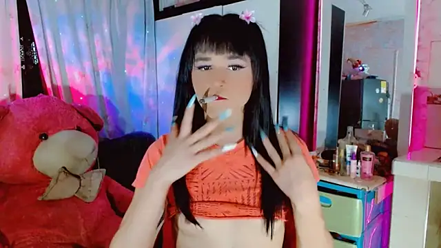 Snapshot of AngelicaDark chatting on February 10, 1:10 am AngelicaDark online show from February 10, 1:10 am